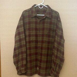 Men’s Plaid Timberland Flannel Button Down